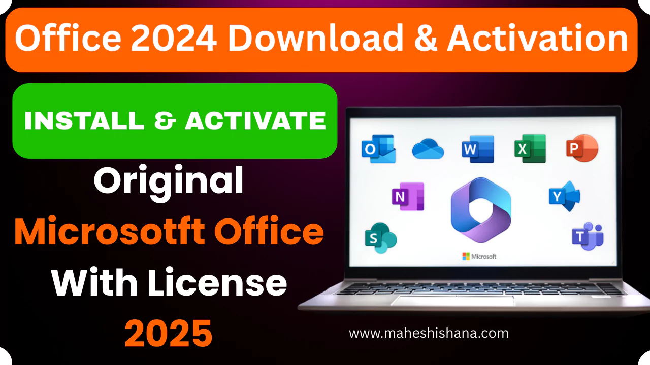 office 2024 kaise install kare